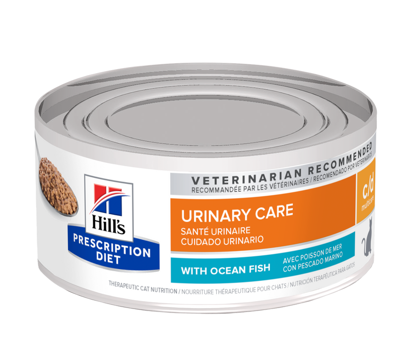 LATA PD GATO C/D MULTICARE OCEAN FISH 156 G