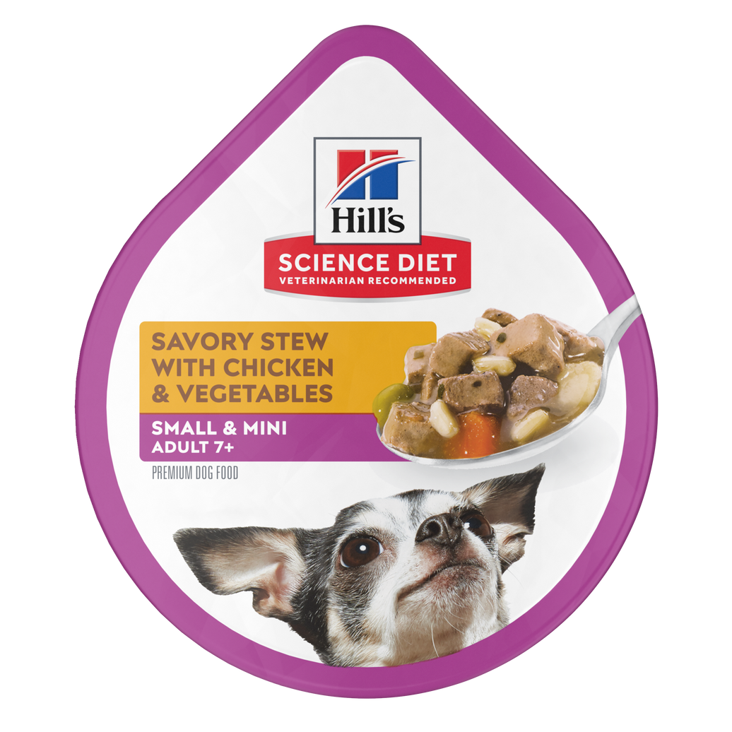 SD PERRO ADULTO 7+ SMALL & MINI ESTOFADO POLLO & VEG (99G)