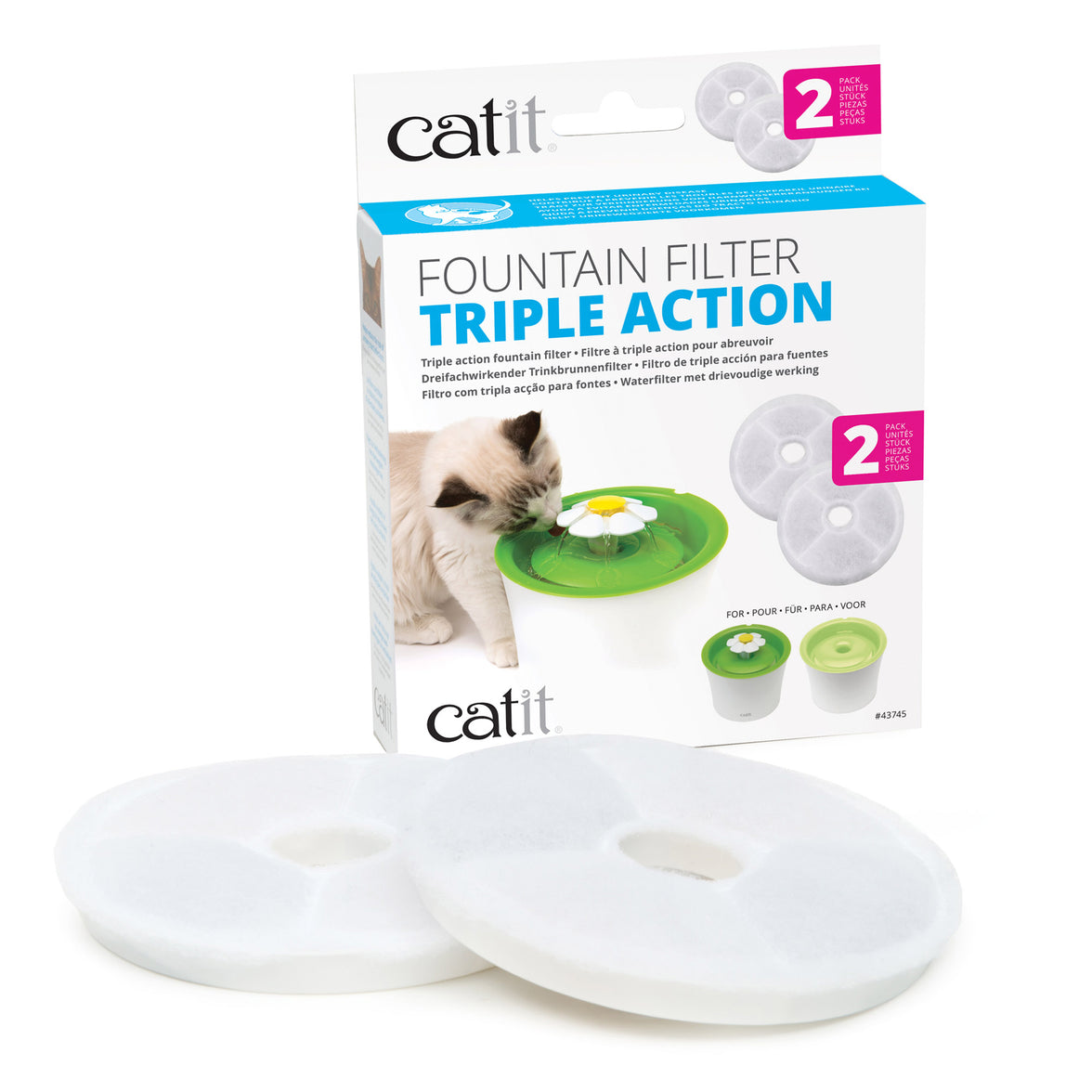 CAT IT FILTRO FUENTE AGUA 2 PACK