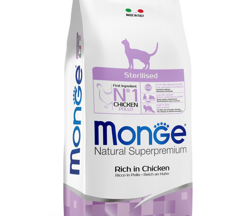 MONGE GATO ADULTO ESTERILIZADO 10 KG